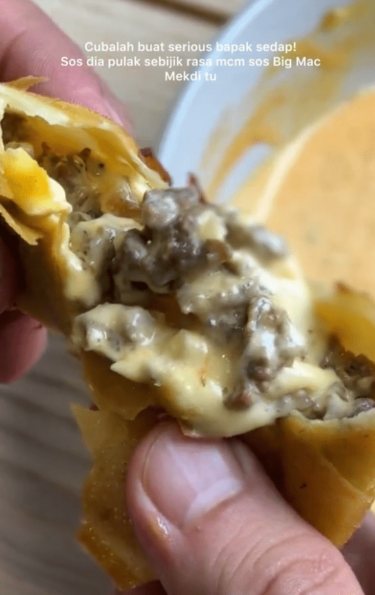 Resipi Tular Di TikTok, Popia 'Big Mac' Sempurnakan Moreh Anda